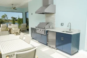 outdoor kitchen sink